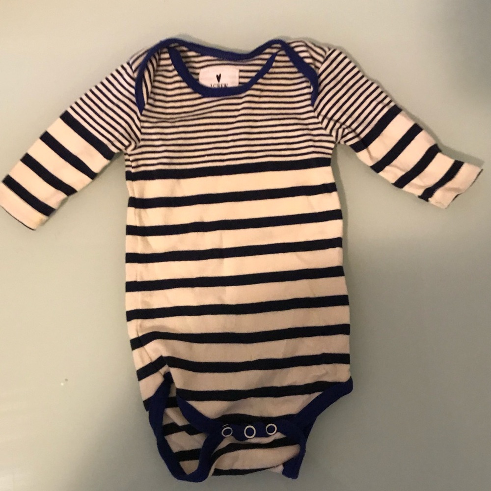J Crew 0-3 month onesie